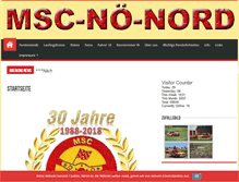 Tablet Screenshot of msc-noe-nord.at